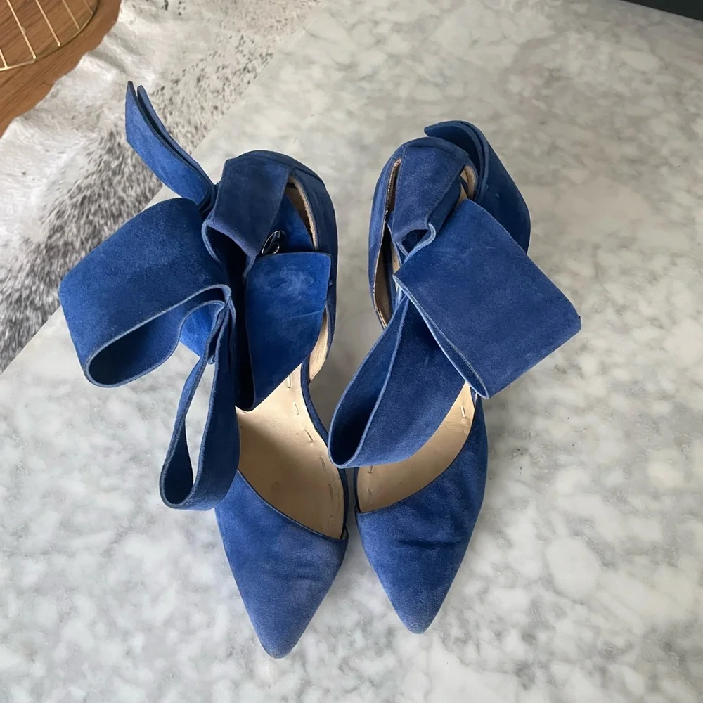 Aminah Abdul Jilil Bow Pumps - Picture 12 of 14